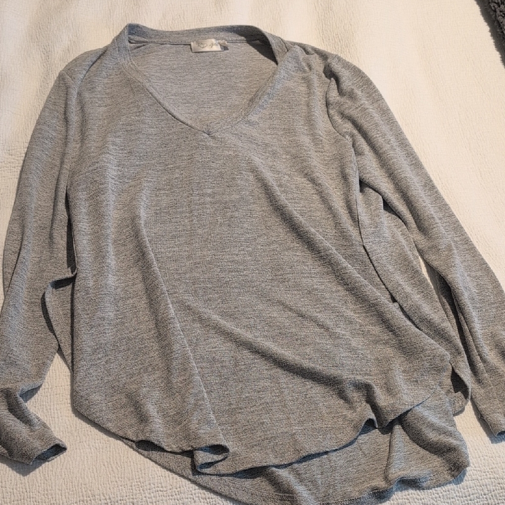 RD Style Gray Knit Top